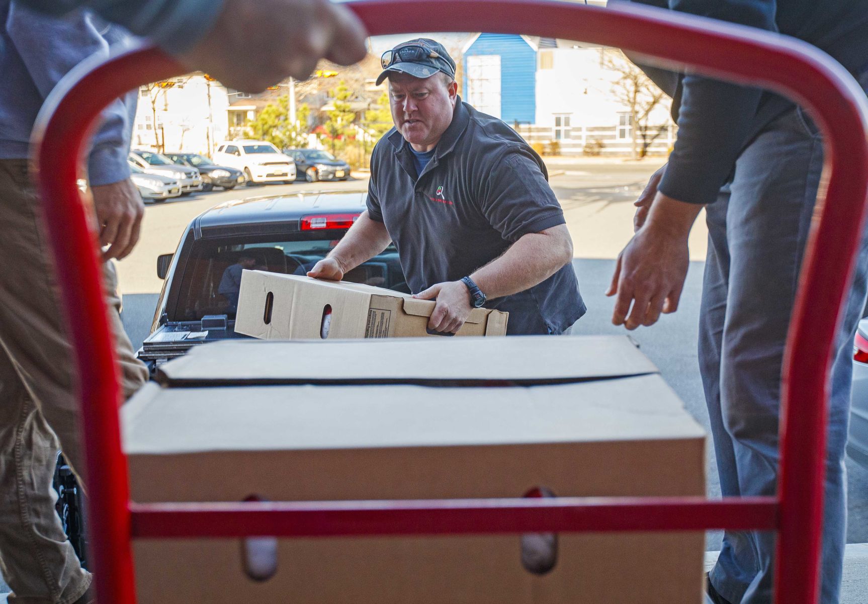 Pennsylvania Avenue School held a Thanksgiving Turkey Basket donation event for school families